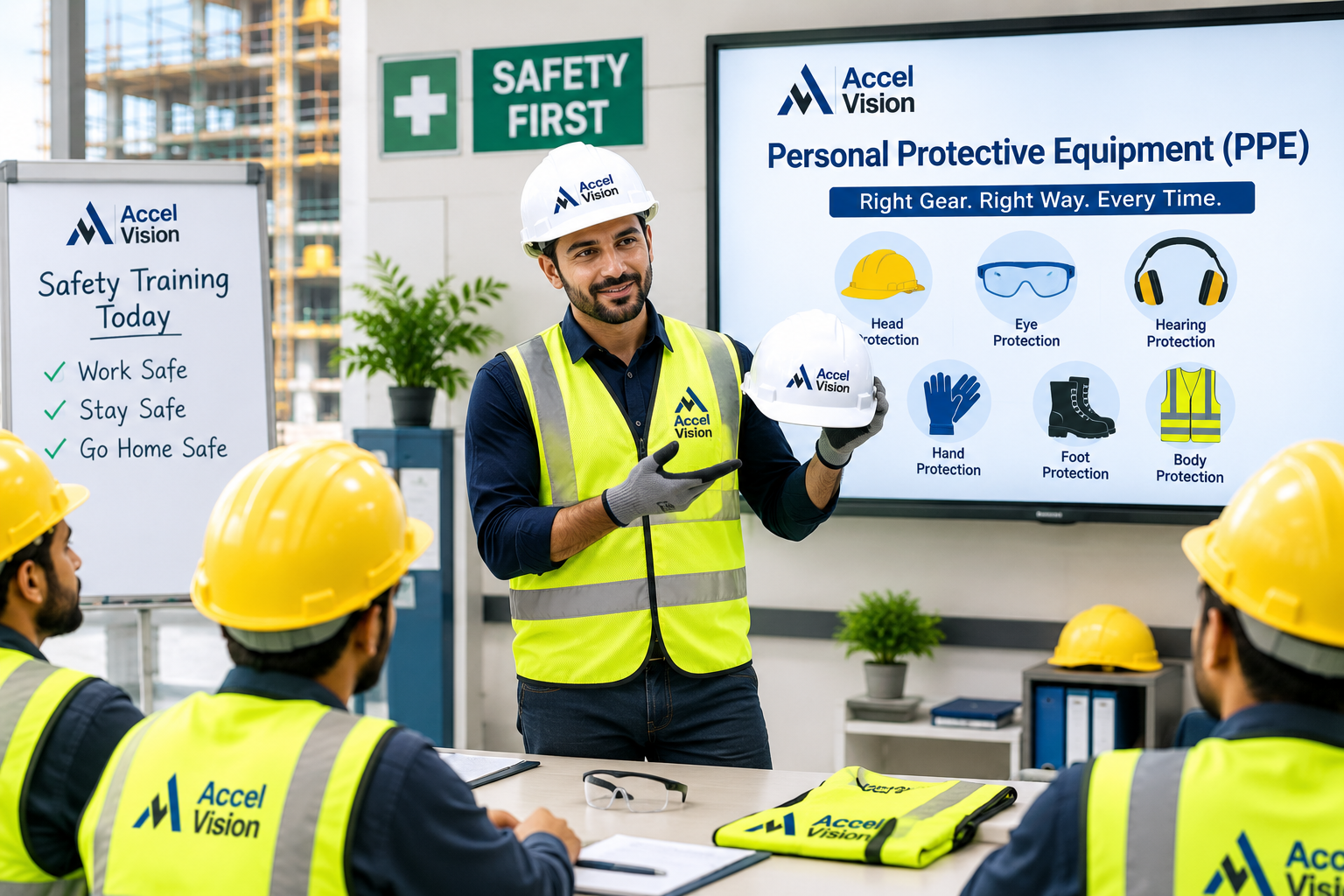 Professional classroom training session